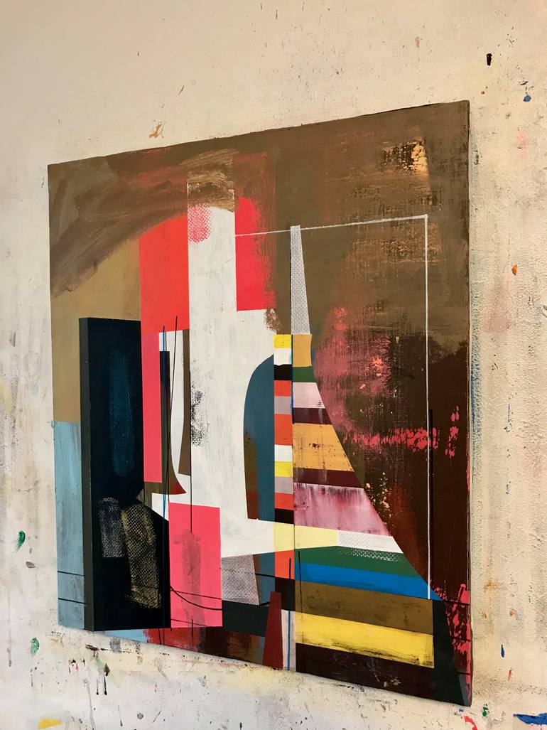 Original Abstract Expressionism Abstract Painting by Jim Harris
