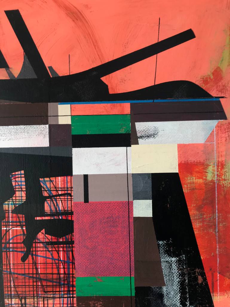 Original Abstract Expressionism Abstract Painting by Jim Harris