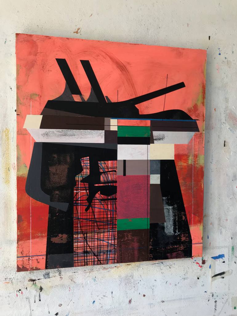 Original Abstract Expressionism Abstract Painting by Jim Harris