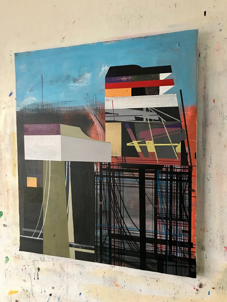 Original Abstract Expressionism Abstract Painting by Jim Harris