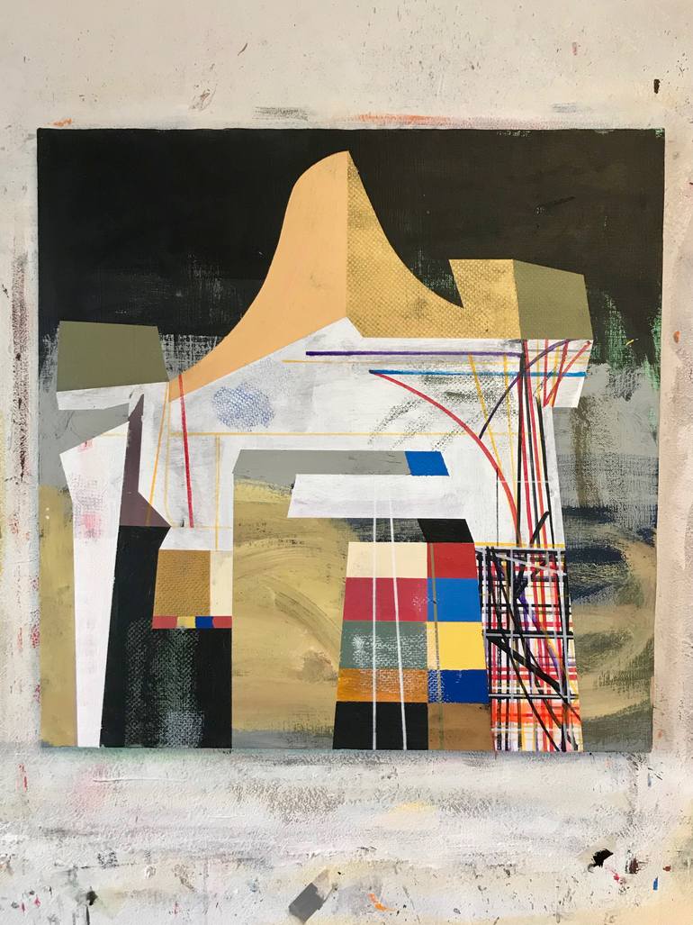 Original Abstract Expressionism Abstract Painting by Jim Harris