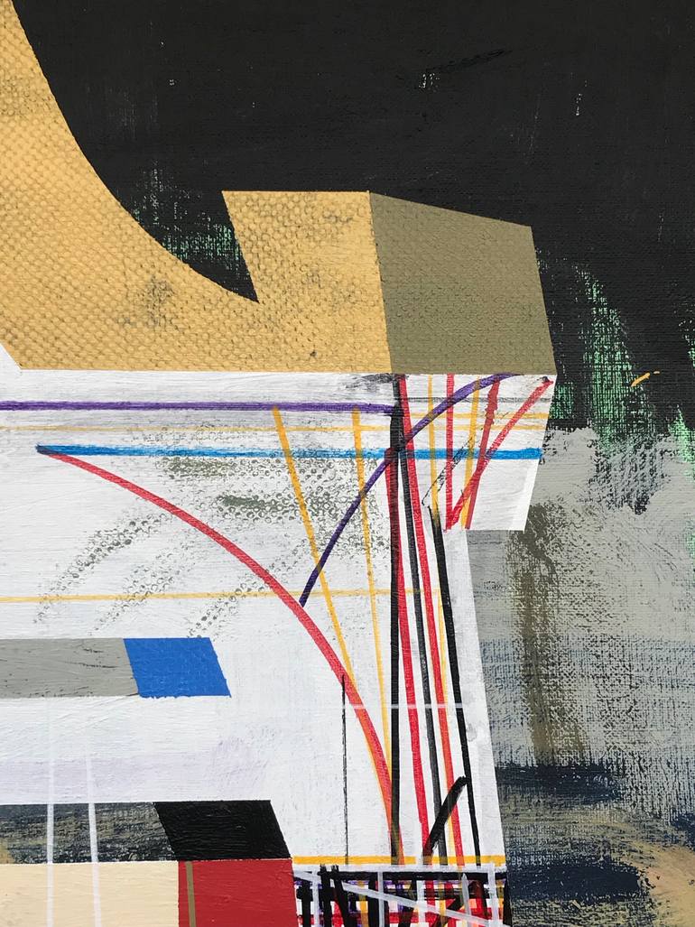 Original Abstract Expressionism Abstract Painting by Jim Harris