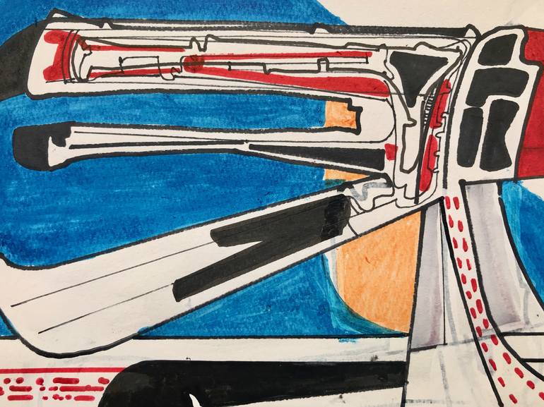 Original Technology Drawing by Jim Harris