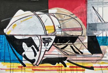 Print of Abstract Technology Drawings by Jim Harris