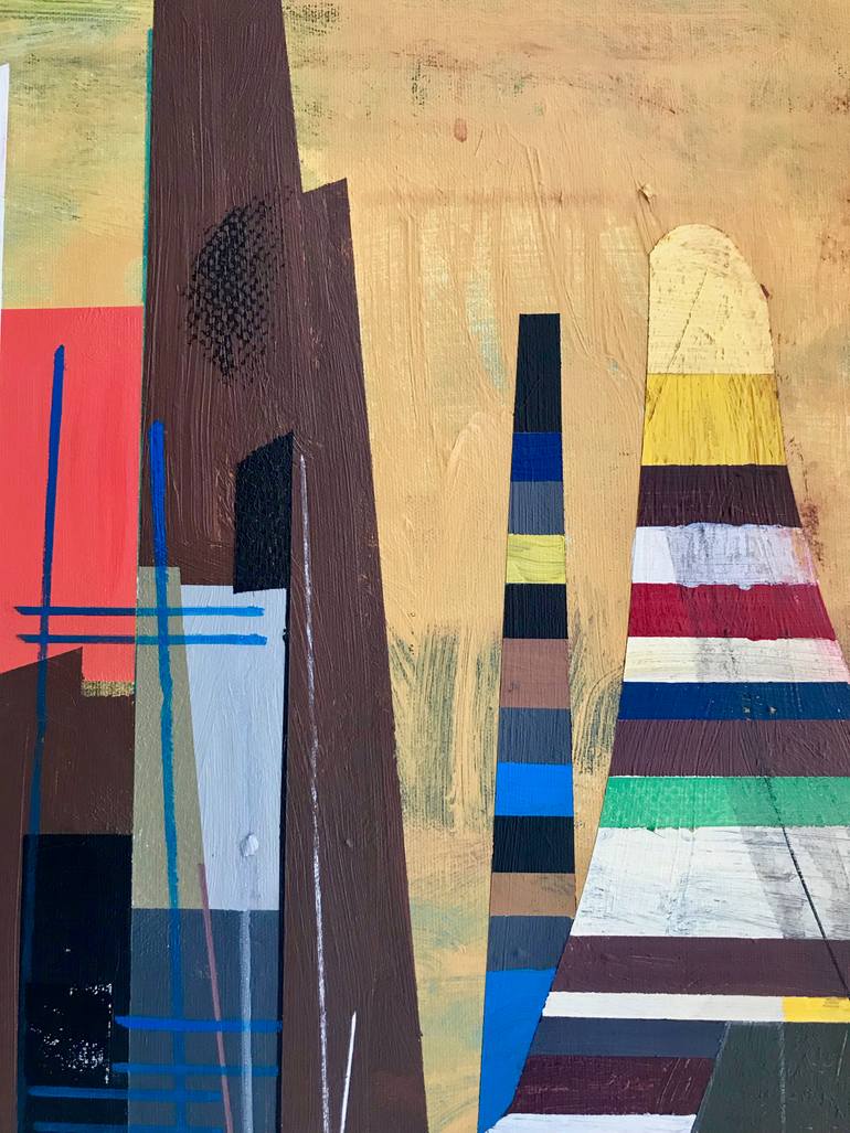 Original Abstract Expressionism Abstract Painting by Jim Harris