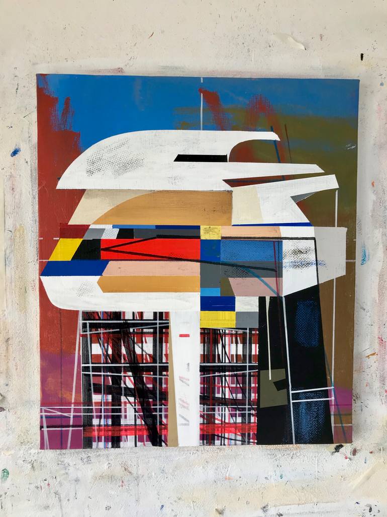Original Abstract Expressionism Abstract Painting by Jim Harris