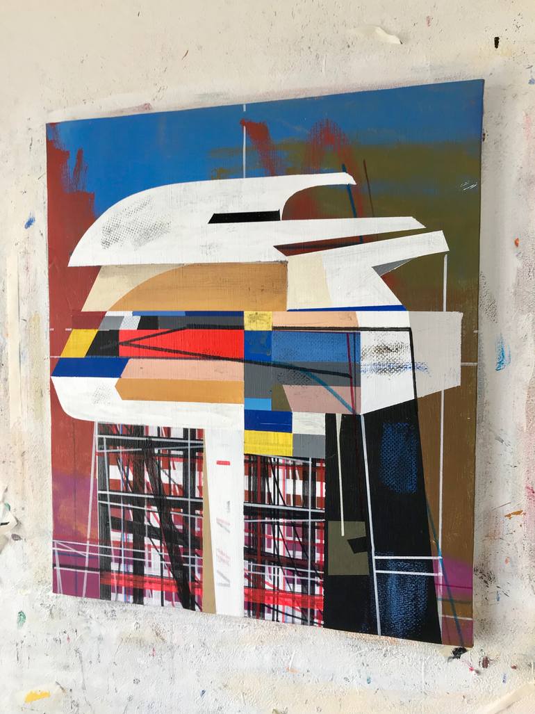 Original Abstract Expressionism Abstract Painting by Jim Harris