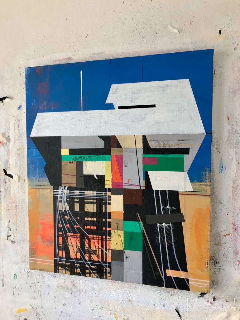 Original Abstract Expressionism Abstract Painting by Jim Harris