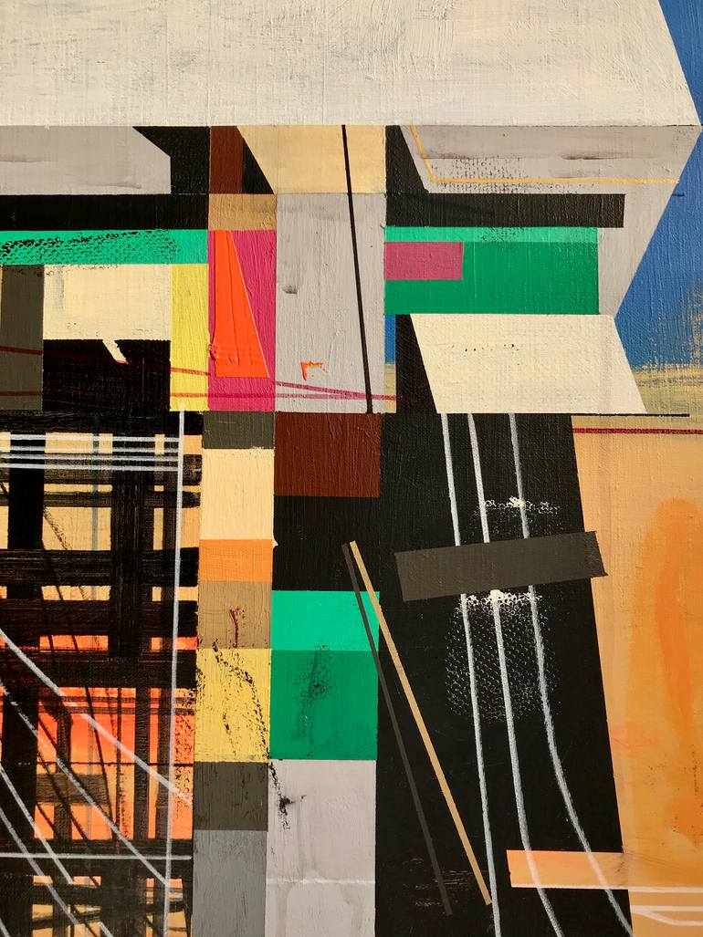 Original Abstract Expressionism Abstract Painting by Jim Harris