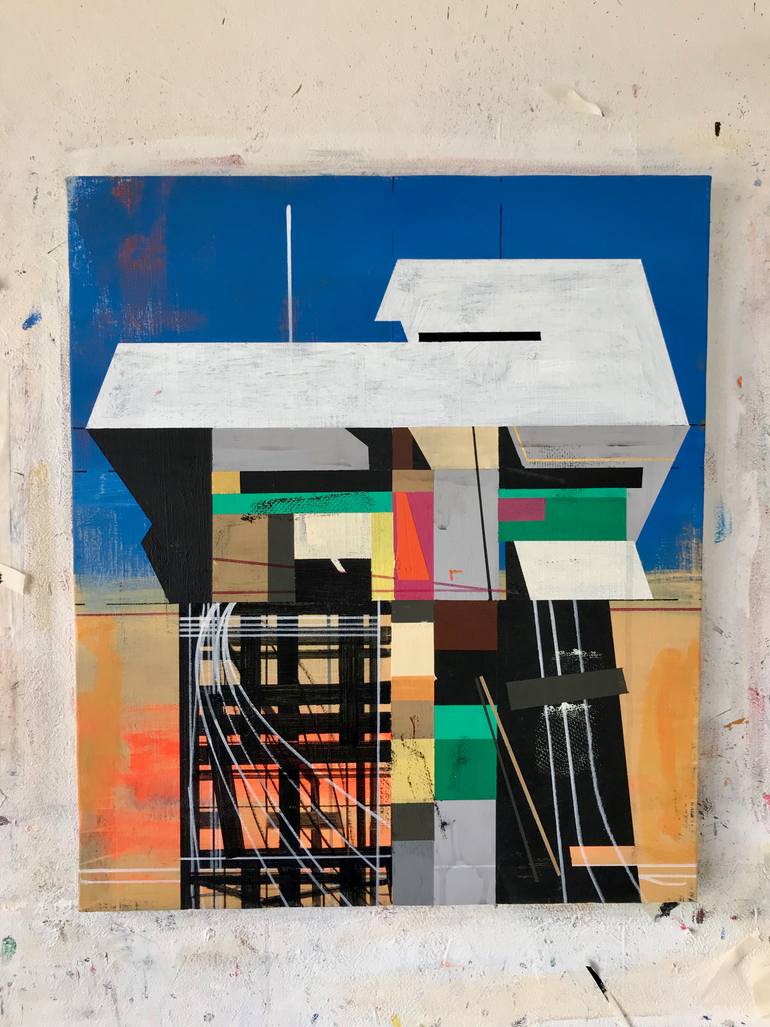 Original Abstract Expressionism Abstract Painting by Jim Harris