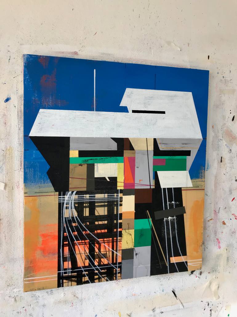 Original Abstract Expressionism Abstract Painting by Jim Harris