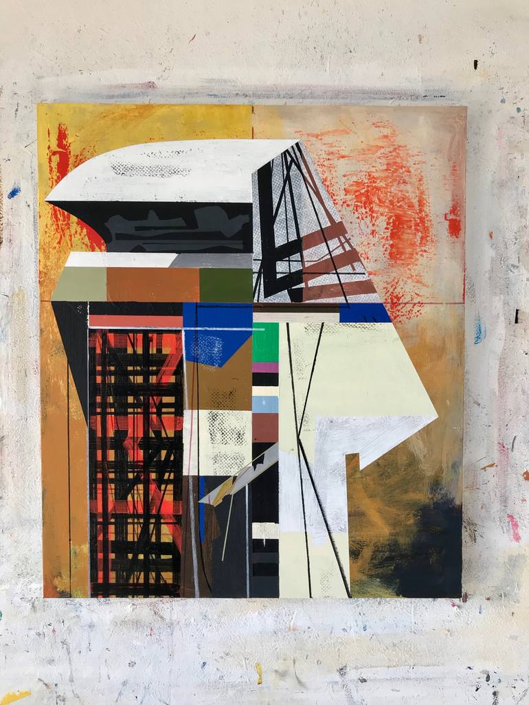 Original Technology Painting by Jim Harris