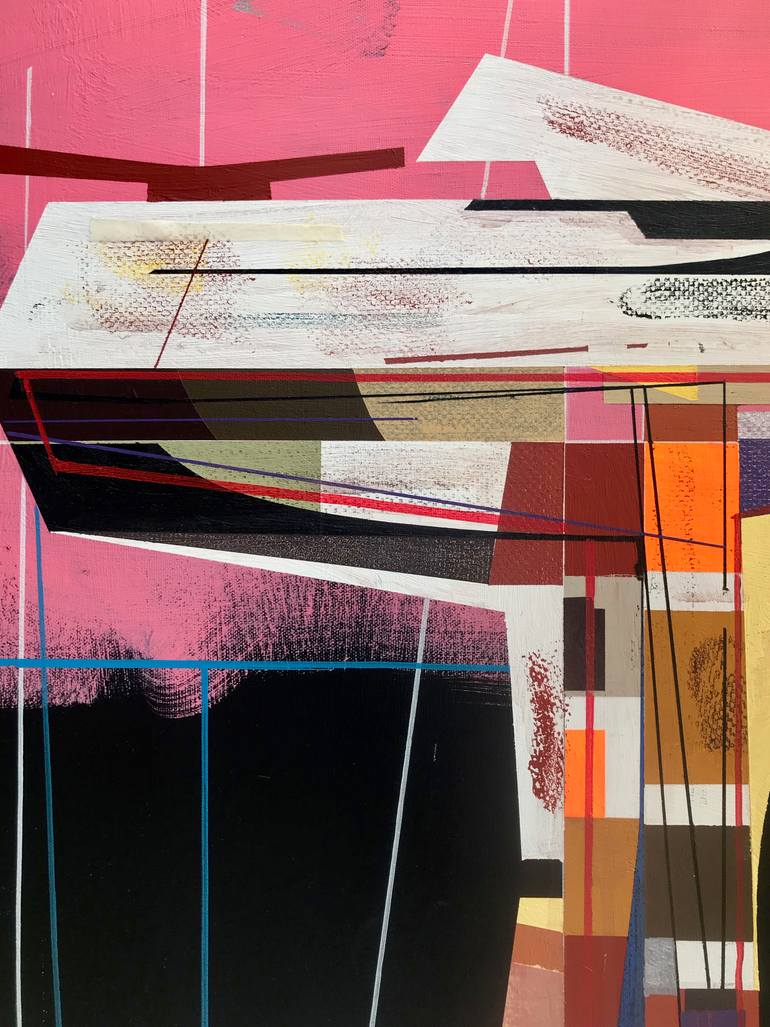 Original Abstract Expressionism Abstract Painting by Jim Harris