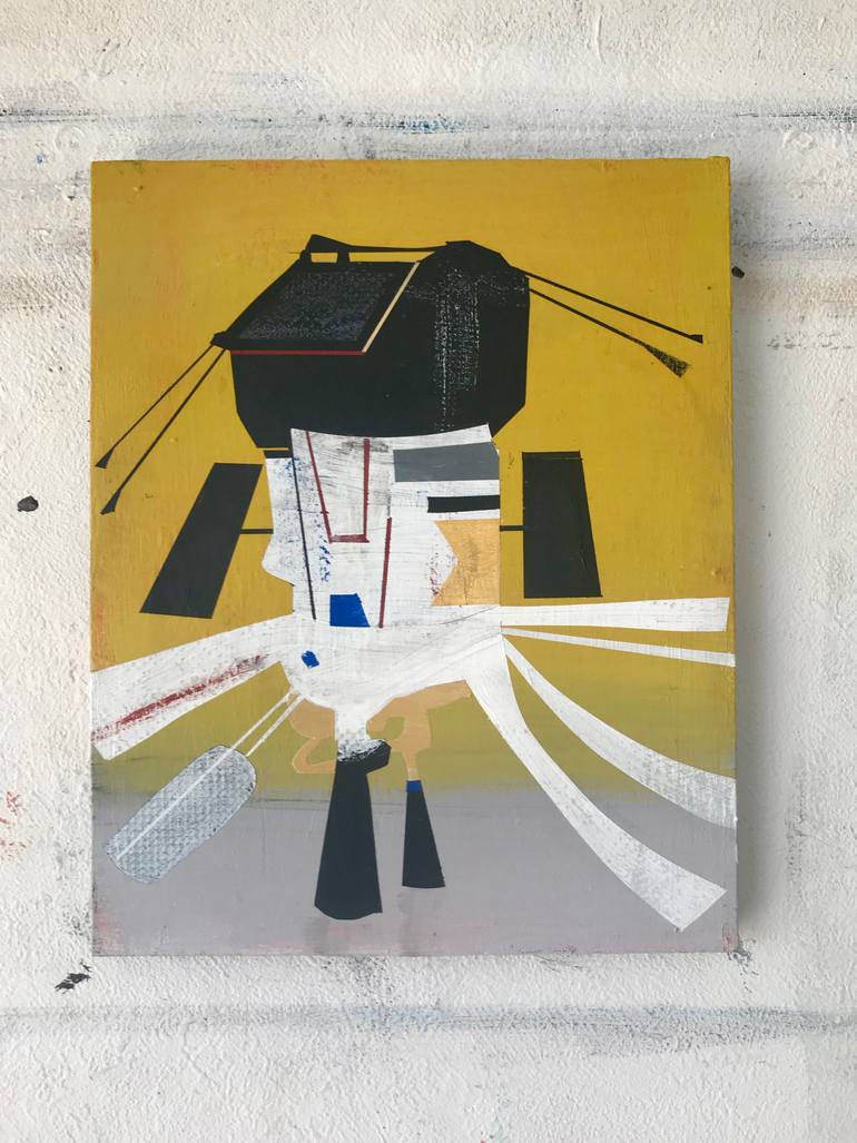 Original Abstract Science/Technology Painting by Jim Harris