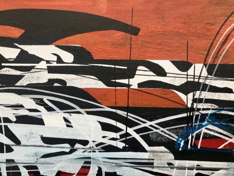 Original Abstract Expressionism Abstract Painting by Jim Harris