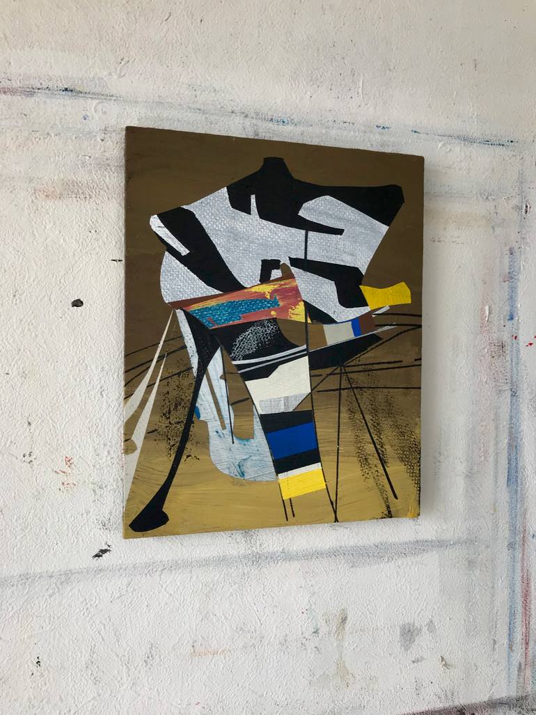 Original Abstract Technology Painting by Jim Harris