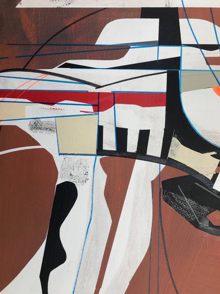 Original Abstract Expressionism Abstract Painting by Jim Harris
