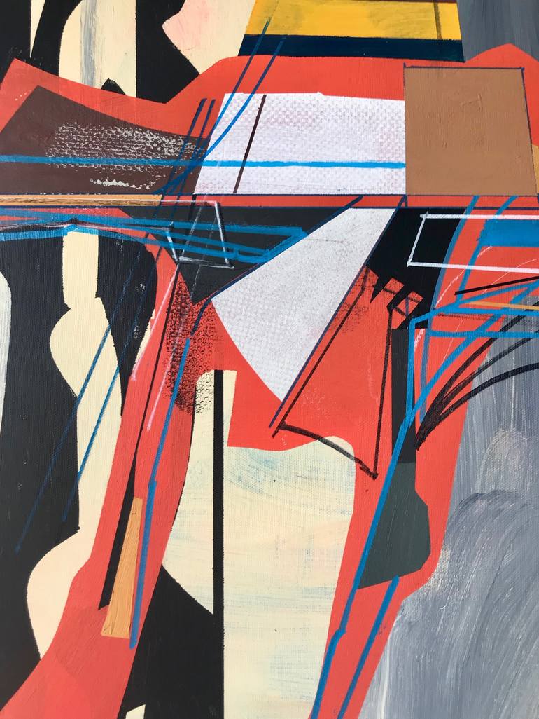 Original Abstract Expressionism Abstract Painting by Jim Harris