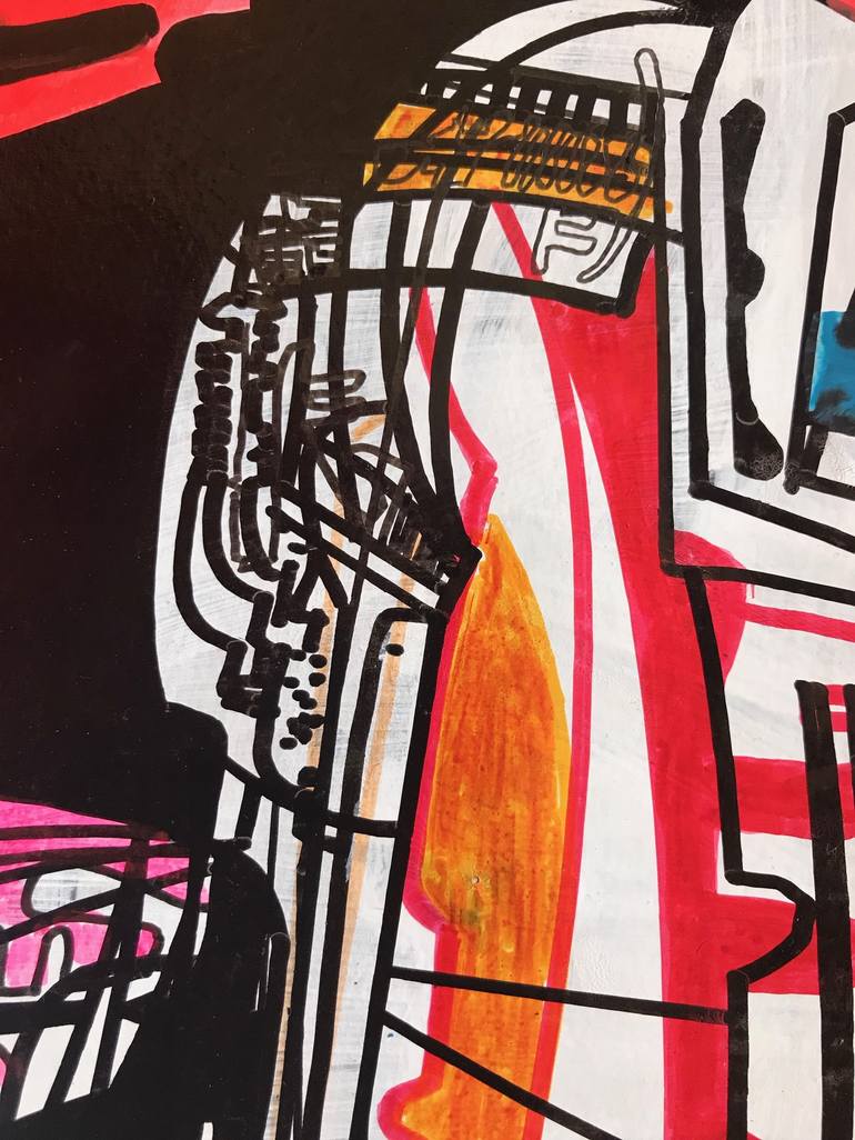 Original Technology Drawing by Jim Harris