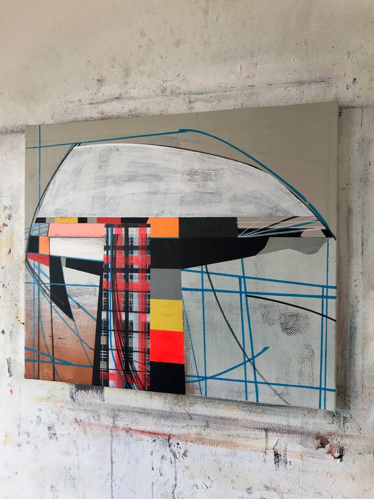 Original Abstract Expressionism Abstract Painting by Jim Harris