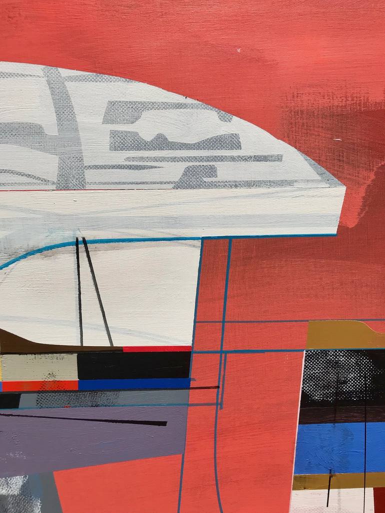 Original Abstract Expressionism Abstract Painting by Jim Harris