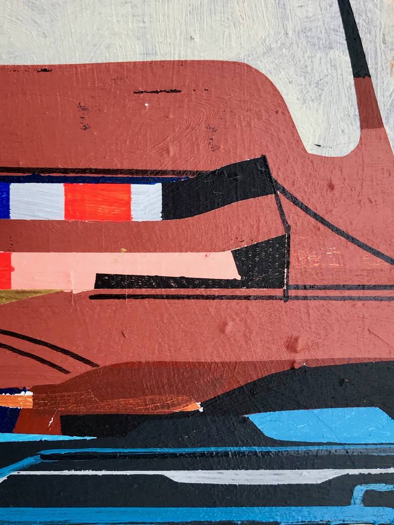 Original Abstract Expressionism Abstract Painting by Jim Harris