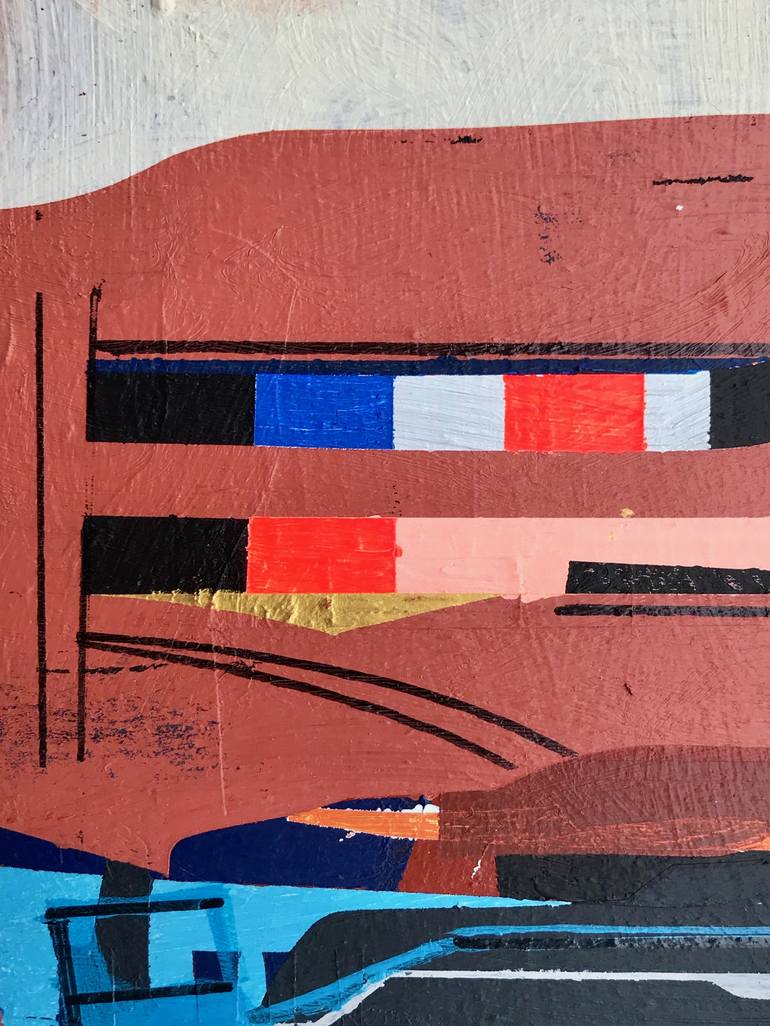 Original Abstract Expressionism Abstract Painting by Jim Harris