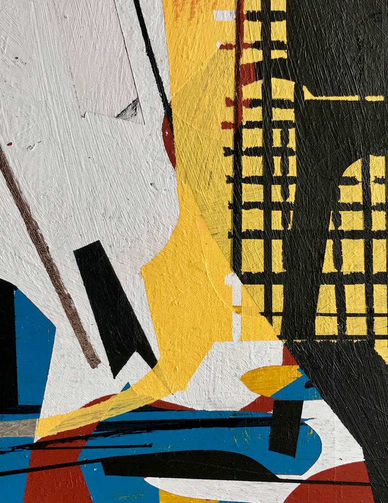 Original Abstract Science/Technology Painting by Jim Harris