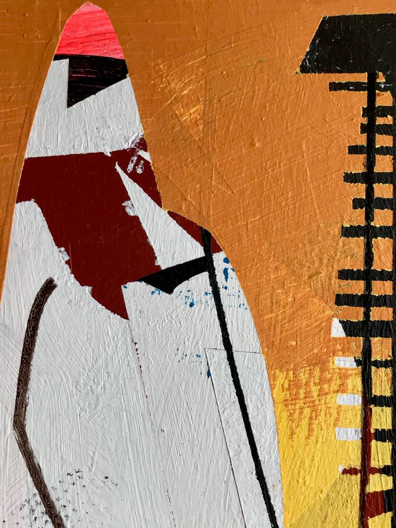 Original Abstract Science/Technology Painting by Jim Harris