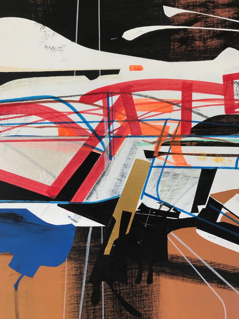 Original Abstract Painting by Jim Harris