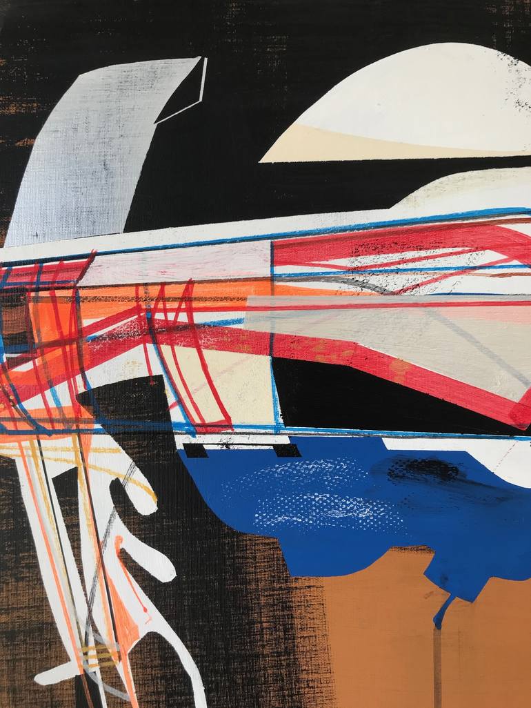 Original Abstract Expressionism Abstract Painting by Jim Harris