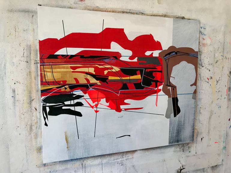 Original Abstract Painting by Jim Harris