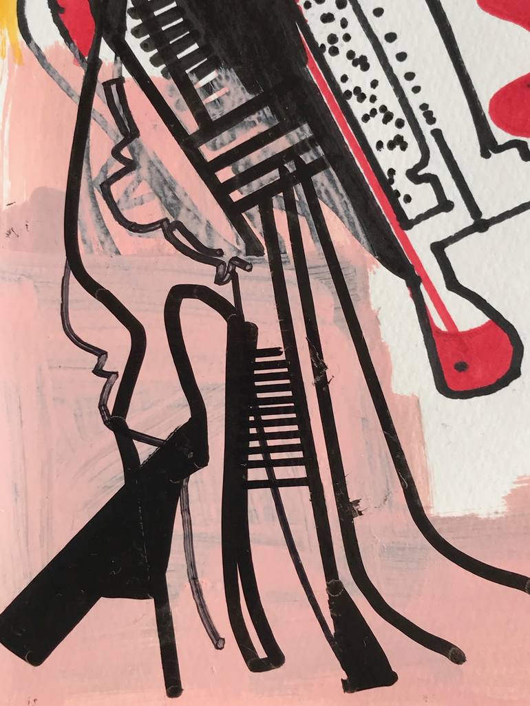 Original Technology Drawing by Jim Harris