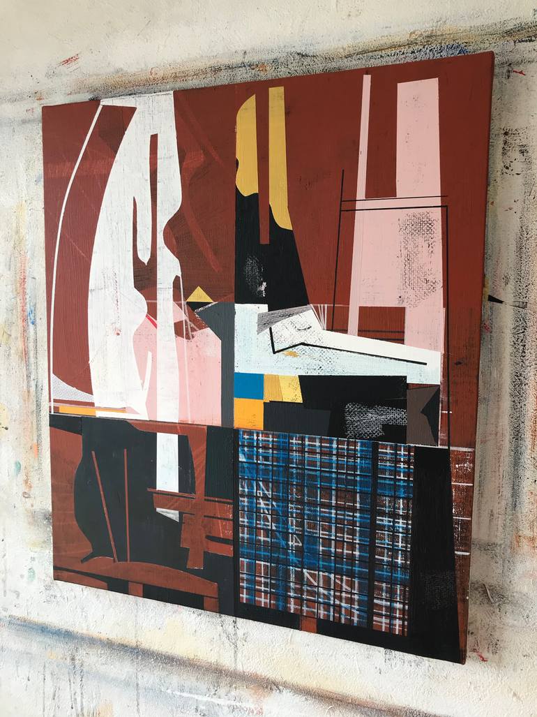 Original Abstract Expressionism Abstract Painting by Jim Harris