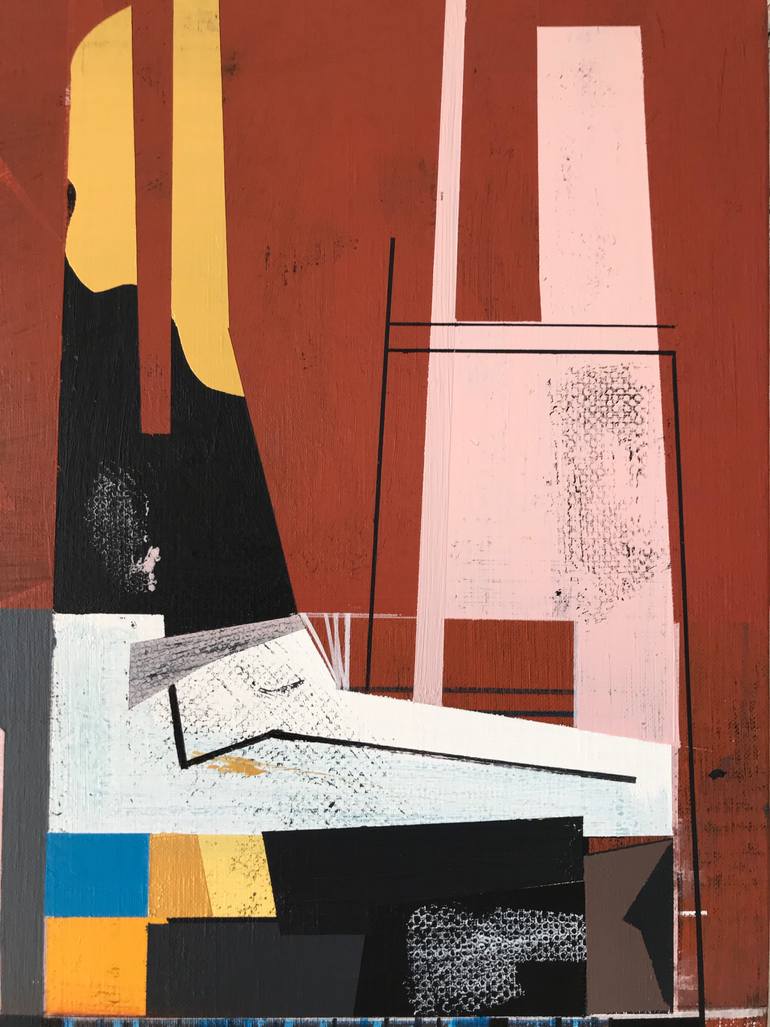 Original Abstract Expressionism Abstract Painting by Jim Harris