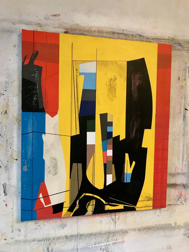 Original Abstract Expressionism Abstract Painting by Jim Harris