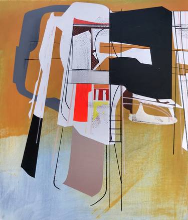 Original Abstract Science/Technology Paintings by Jim Harris
