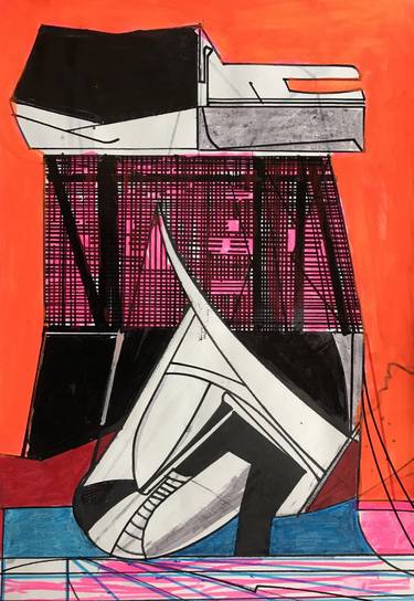 Original Abstract Drawings by Jim Harris