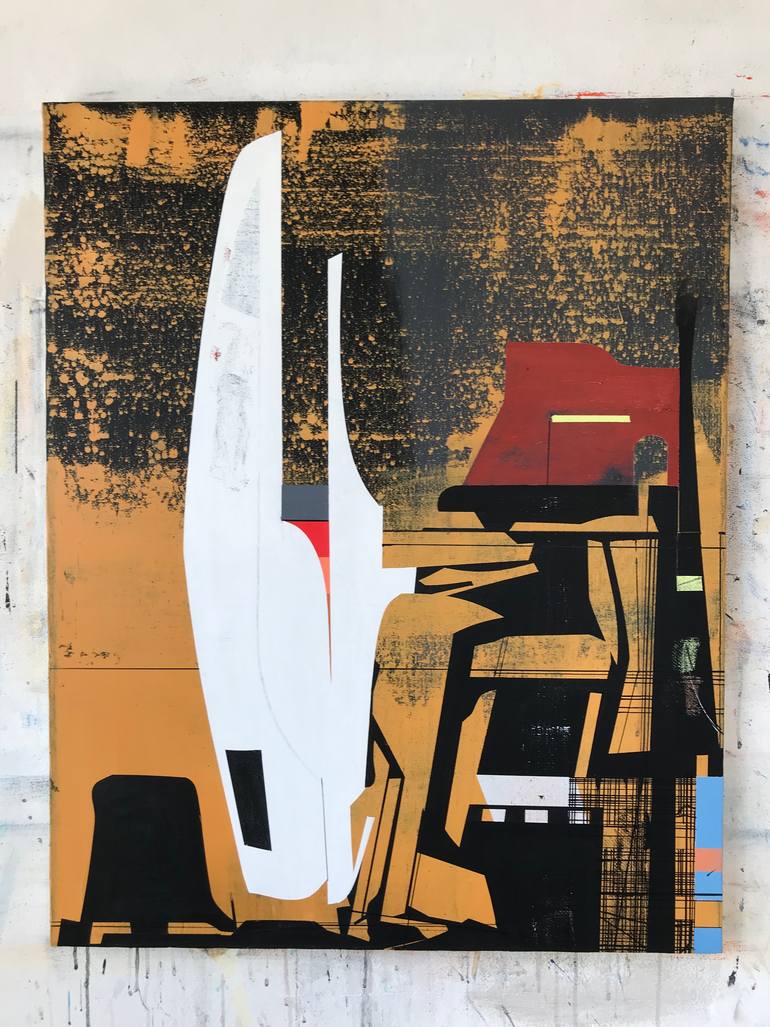 Original Technology Painting by Jim Harris