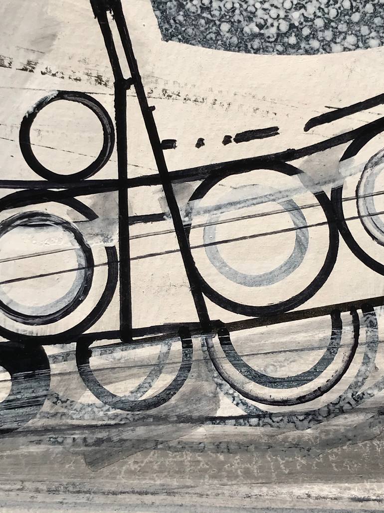 Original Abstract Science/Technology Drawing by Jim Harris