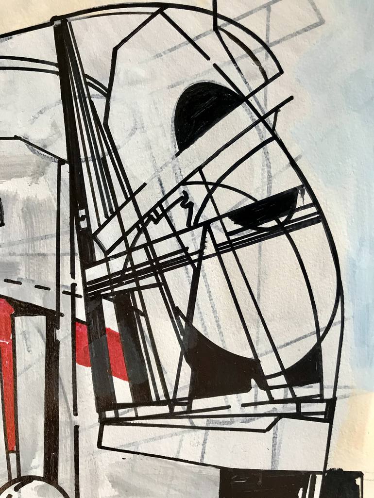 Original Science/Technology Drawing by Jim Harris