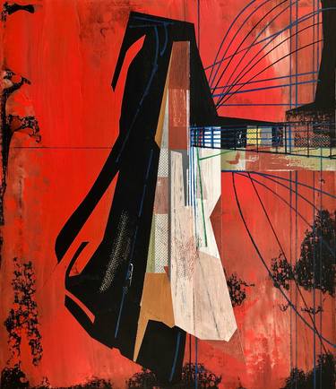 Print of Abstract Architecture Paintings by Jim Harris