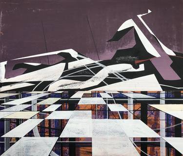 Print of Abstract Architecture Paintings by Jim Harris