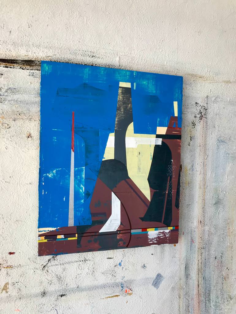 Original Architecture Painting by Jim Harris