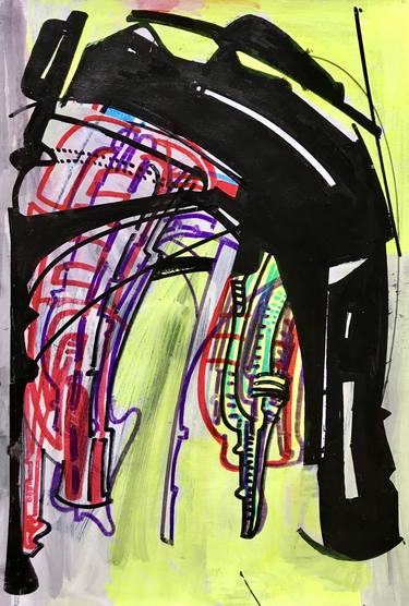 Original Abstract Architecture Drawings by Jim Harris