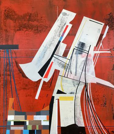 Print of Abstract Architecture Paintings by Jim Harris