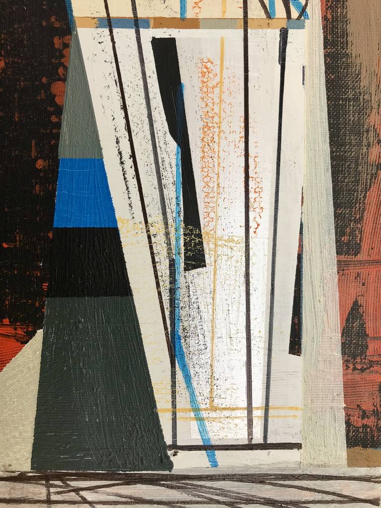 Original Abstract Technology Painting by Jim Harris