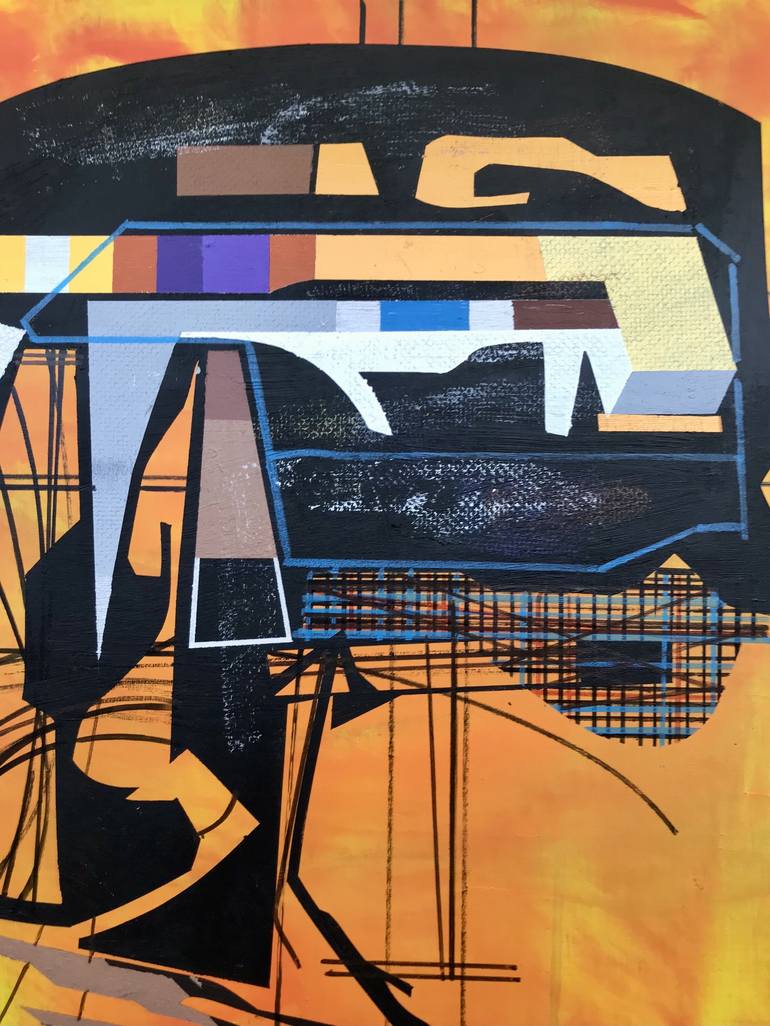 Original Science/Technology Painting by Jim Harris