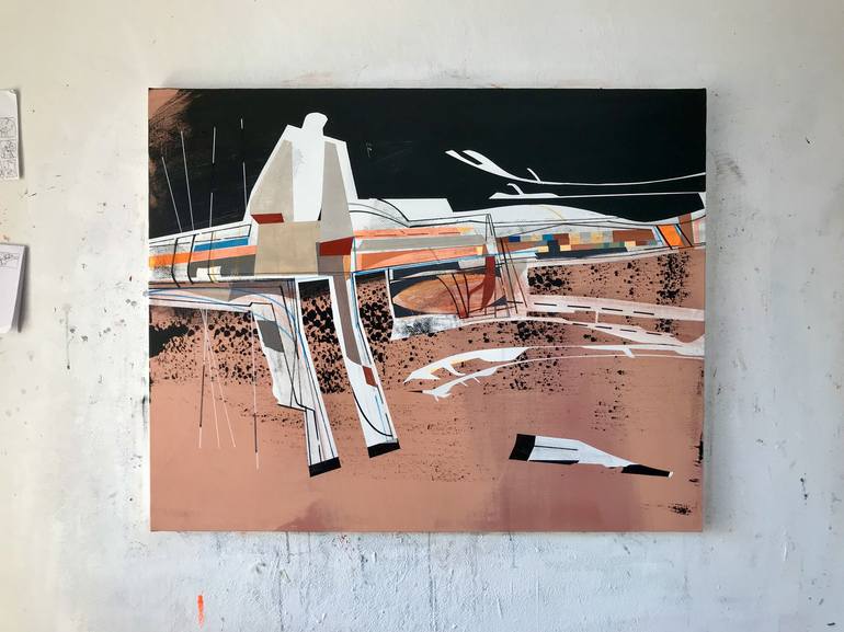 Original Science/Technology Painting by Jim Harris