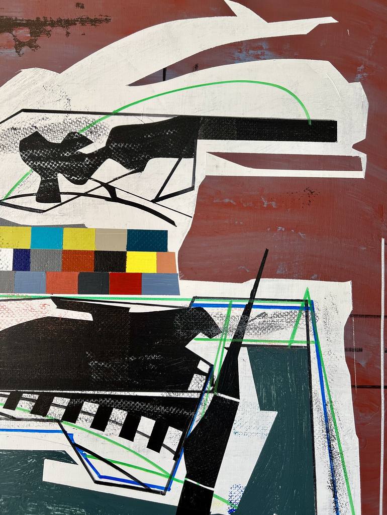 Original Architecture Painting by Jim Harris